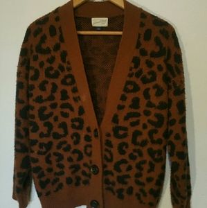 Sm. Animal Print Cardigan